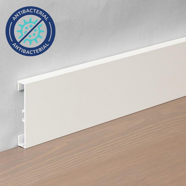 Antybakteryjna listwa przypodłogowa METAL LINE 89 PROFILPAS