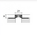 Profil dylatacyjny aluminium PROJOINT DIL NPAN PROFILPAS