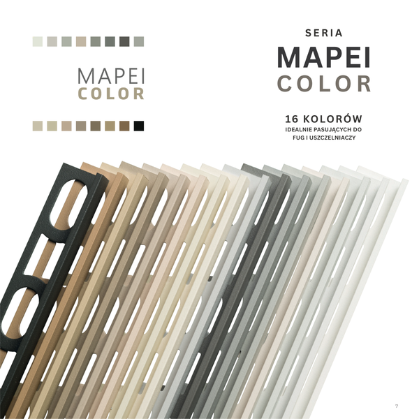 PROANGLE ZV aluminium MAPEI COLOR PROFILPAS - LISTWY.NET