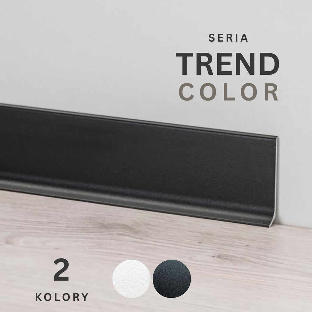Listwa przypodłogowa METAL LINE 90 TREND COLOR STONE PROFILPAS - LISTWY.NET