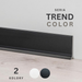 Listwa przypodłogowa METAL LINE 90 TREND COLOR STONE PROFILPAS - LISTWY.NET
