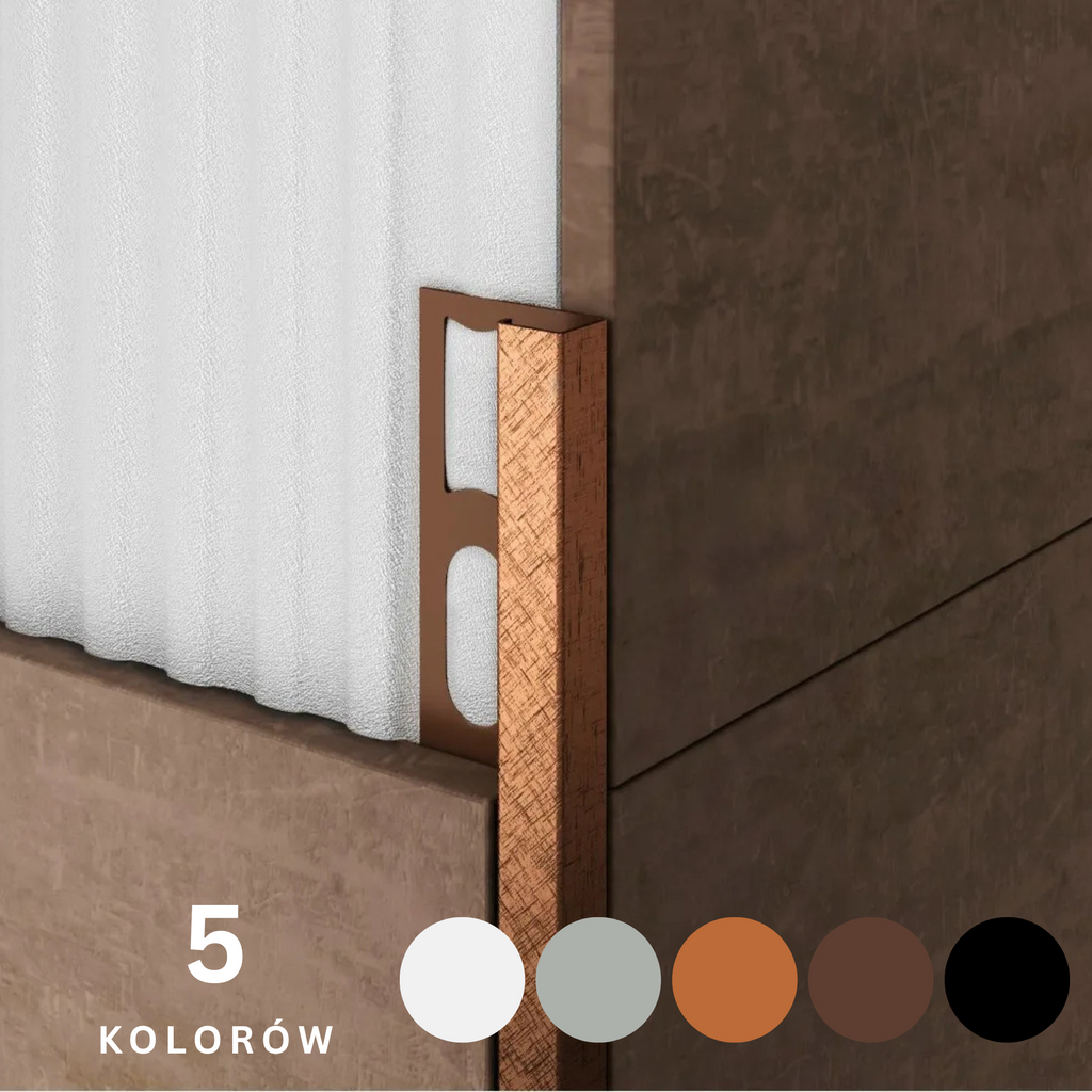 Profil narożny ZQAND PROANGLE Q aluminium czarny - X DESIGN PROFILPAS - LISTWY.NET