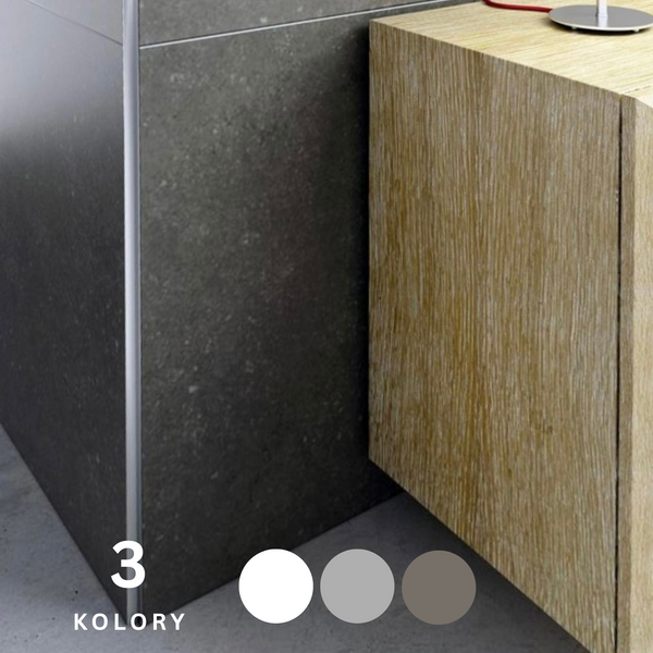 Profil narożny aluminium PROANGLE AX-M DESIGN PROFILPAS - LISTWY.NET