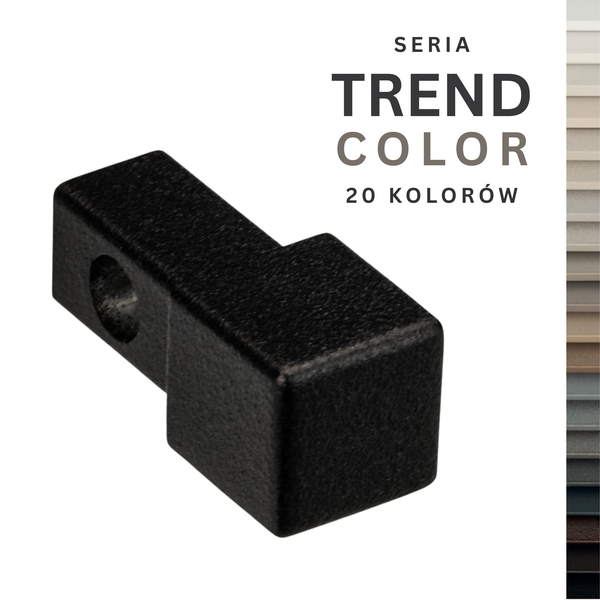 Narożnik zaślepka (5 szt.) do PROANGLE Q aluminium ZQVN TREND COLOR STONE PROFILPAS - LISTWY.NET