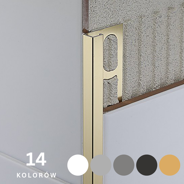 Profil narożny PROANGLE Q aluminium PROFILPAS - LISTWY.NET