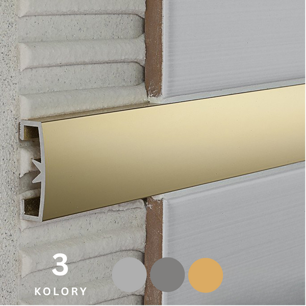 Listwa dekoracyjna aluminium PROLIST LB PROFILPAS - LISTWY.NET