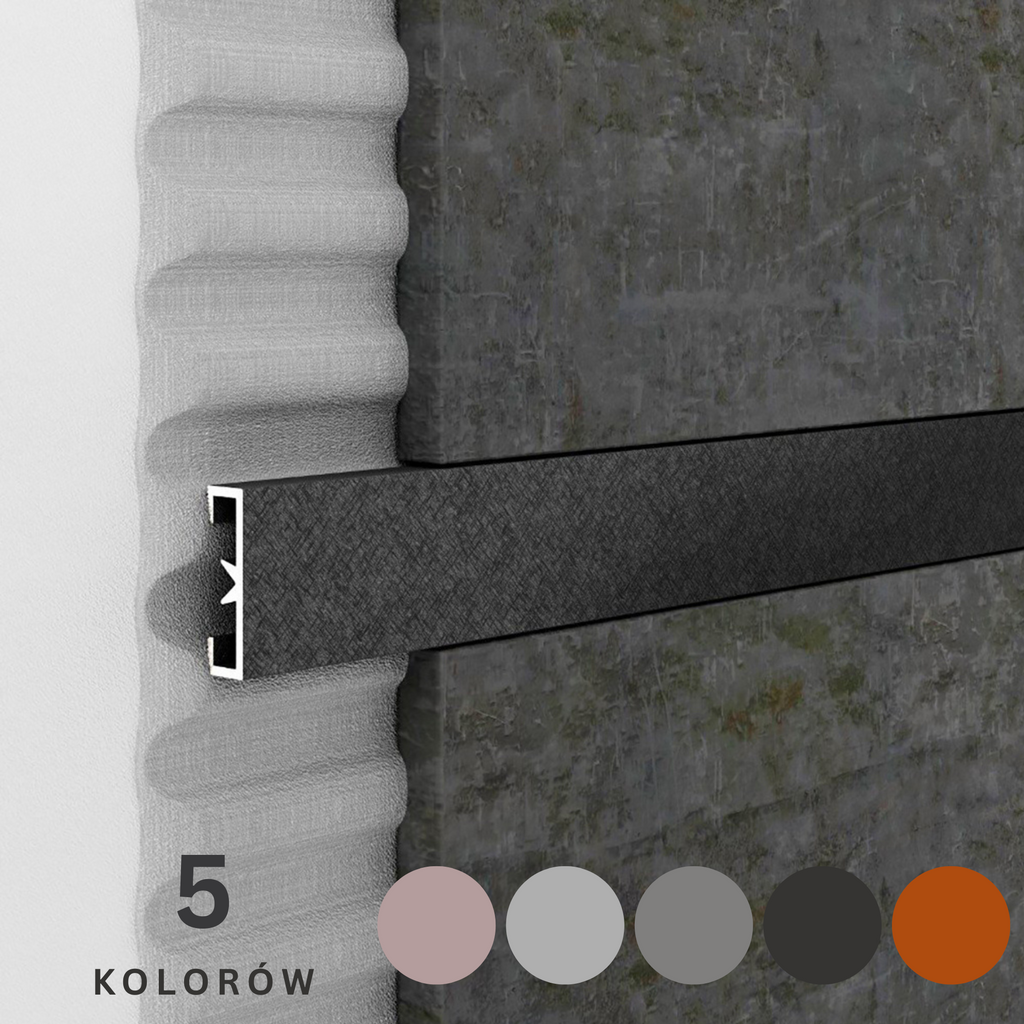 Listwa dekoracyjna aluminium PROLIST X-DESIGN PROFILPAS - LISTWY.NET