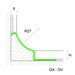 Profil narożny wewnętrzny PROROUND M GA/GV PROFILPAS